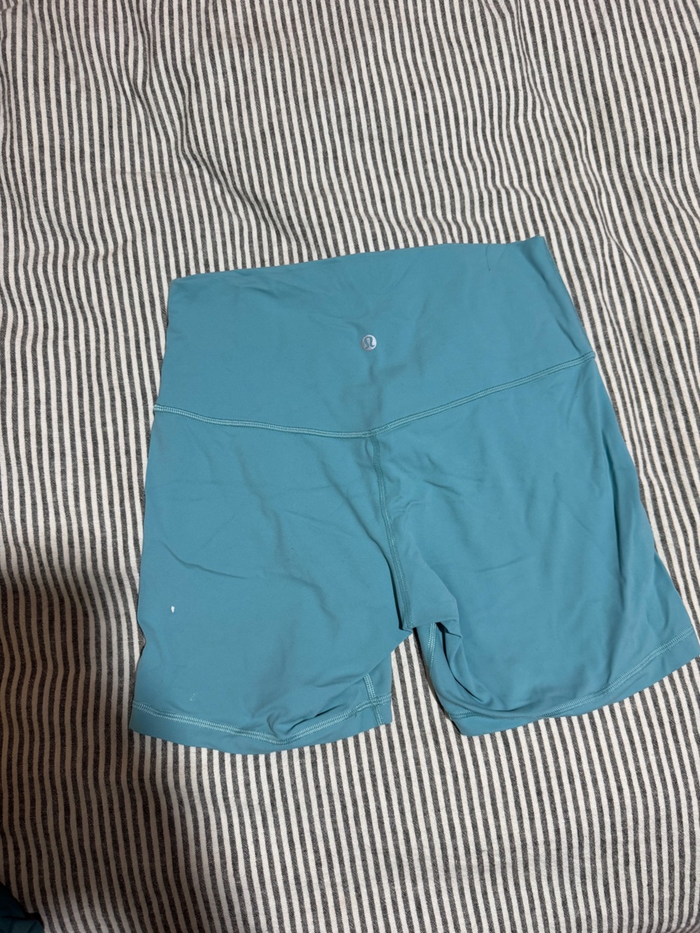 lululemon athletica Teal High-Rise Bike Shorts